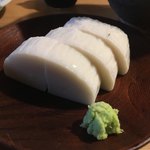 そば切り文目堂 - 下関の蒲鉾  板わさ 450円