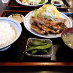 味喜 - 生姜焼肉定食(950円)