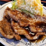 味喜 - 生姜焼肉定食(950円)　お肉アップ