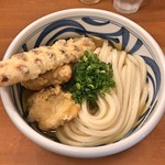 麺匠 釜善 - とりちくわ天うどん（ひやひや）（3玉）