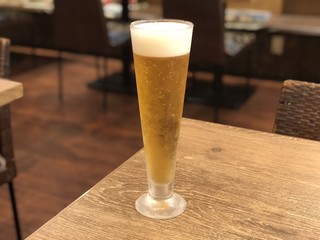 スルエシー - 生ビール（Ｍ）税別525円