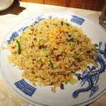 ちょもらんま酒場 - にんにく唐辛子炒飯