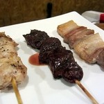 やきとり・ホルモン串　もりしん - この日は鶏は食べないって決めてたんです（笑）