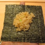 寿し道 桜田 - 海苔、シャリ、わさび