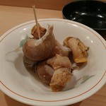 肴家 まこと - 白ばい貝の煮物