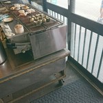 民宿 青塚食堂 - イカ焼きと貝焼き