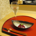 天ぷら やす田 - 漬けも日本酒に合ってます