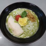 麺家 幸乃鶏 - 鶏白湯ジェノベーゼそば858円