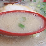 博多ラーメン ムギコ - ドロっとした豚骨すーぷ