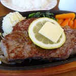 ステーキ食堂 ミートソルジャー - 牛ロースステーキ