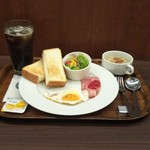 イデカフェ - Aコンチネンタルセット(754円)