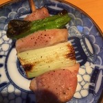 串焼とこころ 克 - ホロホロ鳥ねぎま