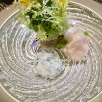 しまなみふれんち Murakami - コチとアボカド。ヨーグルトソースいい感じ