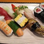 玄海鮨 - 梅にぎり（８００円）＋アナゴ＋鉄火巻