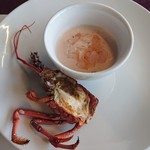 レストラン カズマルヤマ - 伊勢海老の冷製茶碗蒸し