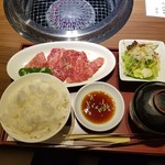 焼肉 しんうち 神楽坂 - 坂・和牛カルビ御膳