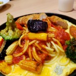 Pasta de CoCo - 940円＋大好きな鉄板&卵焼き追加(108円)にします