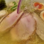 らーめん 鶏喰 - 3種類の鶏チャーシュー