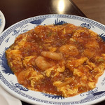 北京餃子 - 2019年6月。海老たまチリソース520円。