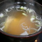 椿亭 - お昼の会席の味噌汁