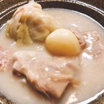 Kakuou - 豚軟骨とロールキャベツのホワイトソース煮(^^)