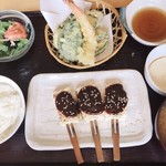 とうふや豆蔵 - 田楽豆腐と天ぷら盛り