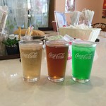 ミサロッソ - 最初にセットのドリンクが来ました。