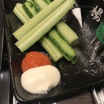 福助 - ｷｭｳﾘｽﾃｨｯｸ明太子ﾏﾖ（400円）おかわりｗ