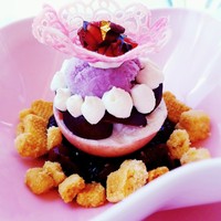 フィリップ・ミル 東京 - 赤い果実のマルムラード　フロマージュブランと赤ワインのソルベ