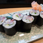 すし屋の喜楽 - 鯵巻き