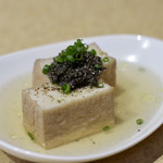 波へい - 厚揚げ 〜ブラックオリーブとアンチョビのタプナードソースで〜