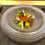 しまなみふれんち Murakami - 
      タコ、サザエ、ガスパチョ、夏野菜
      