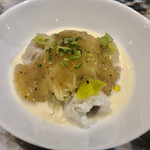 しまなみふれんち Murakami - 
      ヴィシソワーズとハモとコンソメジュレのカッペリーニ