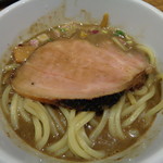 煮干し中華そば 一剣 - つけ汁が良く合う