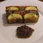 ビストロラドレ - 夏野菜のテリーヌタプナードソース