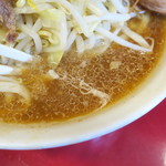 ラーメン二郎 - スープ