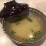 丸喜すし - お味噌汁