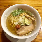 りょう花 - 塩ラーメン梅入り