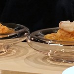 やまぐち - 冷製パスタ、盛り付け途中・・