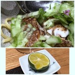 やまぐち - 焼いたのどぐろがたっぷり入りいい味わいですが、私はお腹がいっぱいで少し頂いて主人へ。