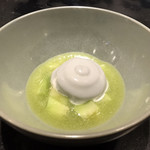 レストラン 高津 - メロン、葛切り、ココナッツ