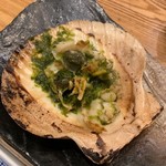 夜ノ焼魚 ちょーちょむすび - 【ホタテ生のりバター焼き…800円】◎2019/6