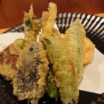 Michiraku - 野菜天ぷら盛り合わせ
