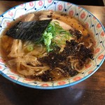 自家製麺 カミカゼ - 醤油焦がしネギラーメン大 900円