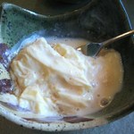 伊勢屋豆腐店 - 店内試食／汲み上げ湯葉