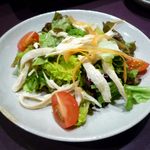 ばぁる・ひらら - 蒸し鶏のサラダ