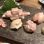 炭火焼鳥 きち蔵 - 稲垣種鶏場 名古屋コーチン 霜降り