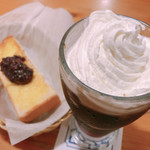 Komeda Kohi Ten - 元祖560円＋選べるﾓ-ﾆﾝｸﾞC名古屋名物おぐらあん