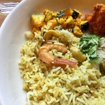 スプーンソング - エビプラオ(プラオ＝スパイスライス)