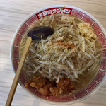 麺屋こころ - 二郎系肉タンメン（細麺・唐揚げ）
